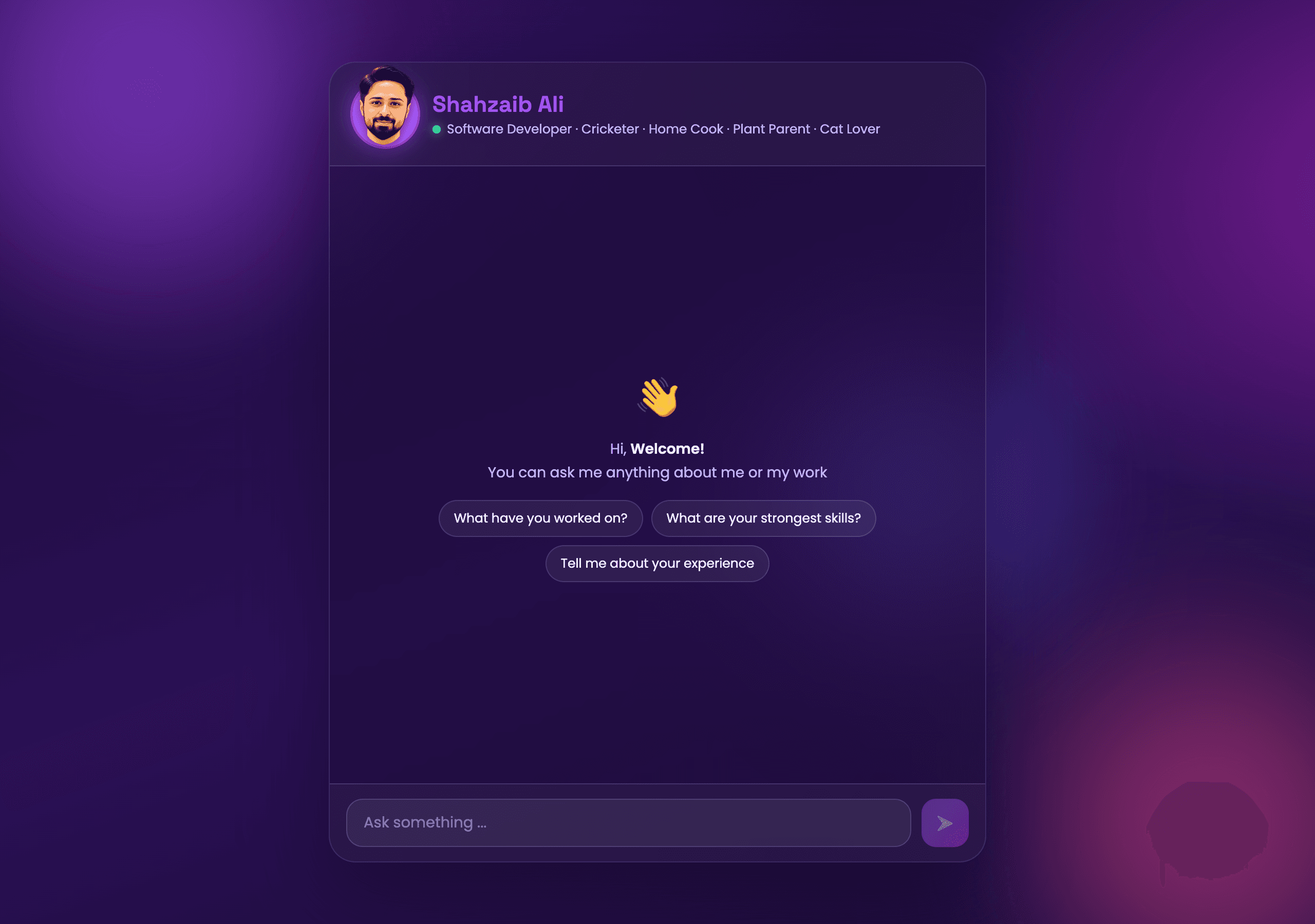 Ask Shahzaib- An Agentic RAG Chat
